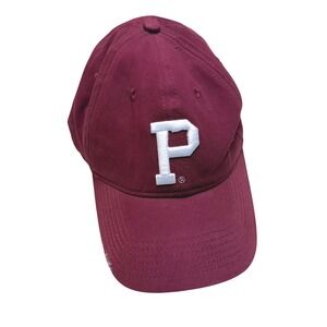NWOT Portland Gear Maroon Baseball Cap Embroidered P Logo Adjustable Strap